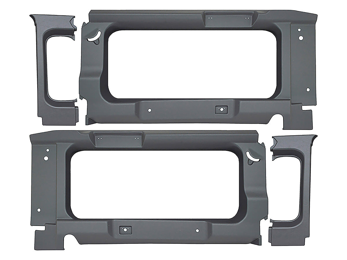 TF2732 LAND ROVER - TERRAFIRMA LAND ROVER - Dark grey interior rear side panels with window cut outs Defender 90