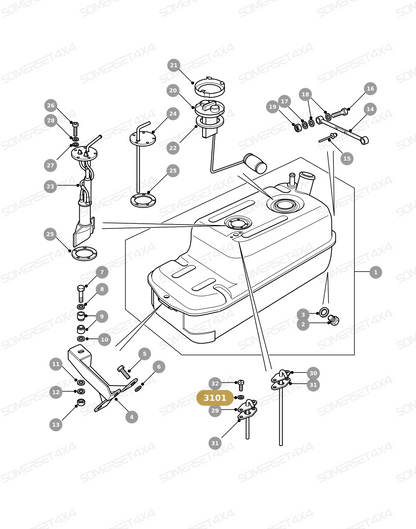 3101 LAND ROVER - SPRING WASHER From ALLMAKES