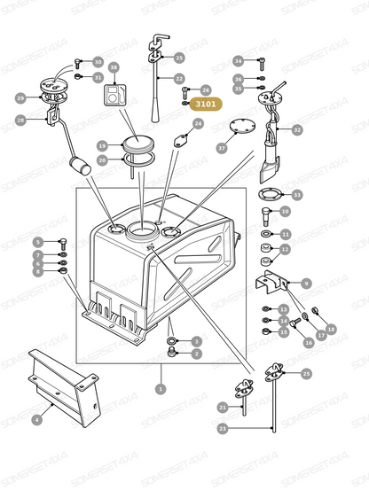 3101 LAND ROVER - SPRING WASHER From ALLMAKES