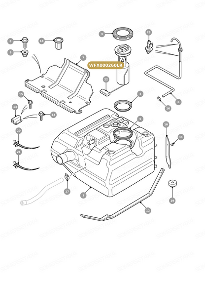 WFX000260LR GENUINE LAND ROVER - PUMP - FUEL