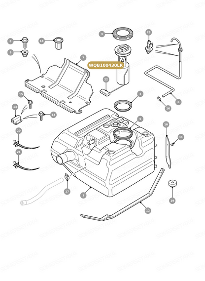 WQB100430LR GENUINE LAND ROVER - PUMP - FUEL