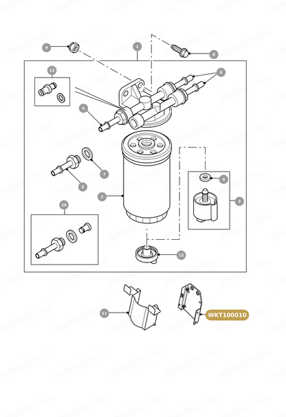 WKT100010 COVER FILTER REAR From ALLMAKES