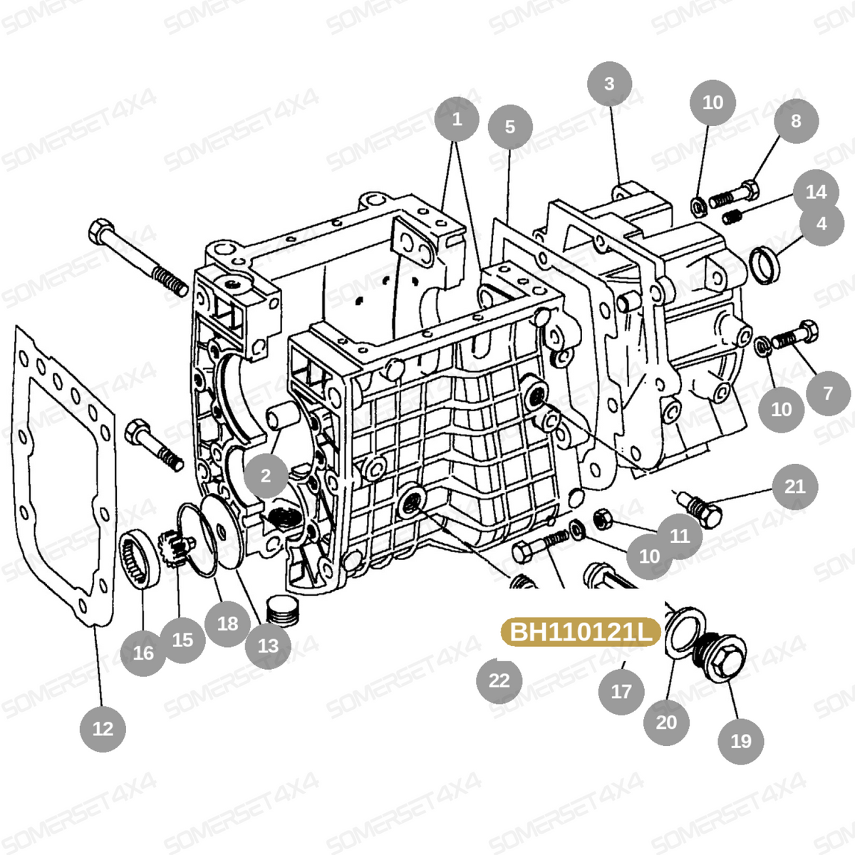 BH110121L LAND ROVER - BOLT - TRACK ROD - DRAG LINK AND DAMPERS - M10 X 60 From ALLMAKES