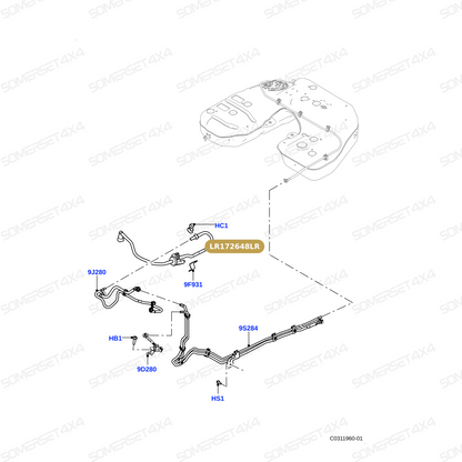 LR172648LR GENUINE LAND ROVER - VALVE - FUEL VAPOUR