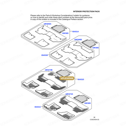 VPLES0566 MAT - LOADING COMPARTMENT - RUBBER From ALLMAKES
