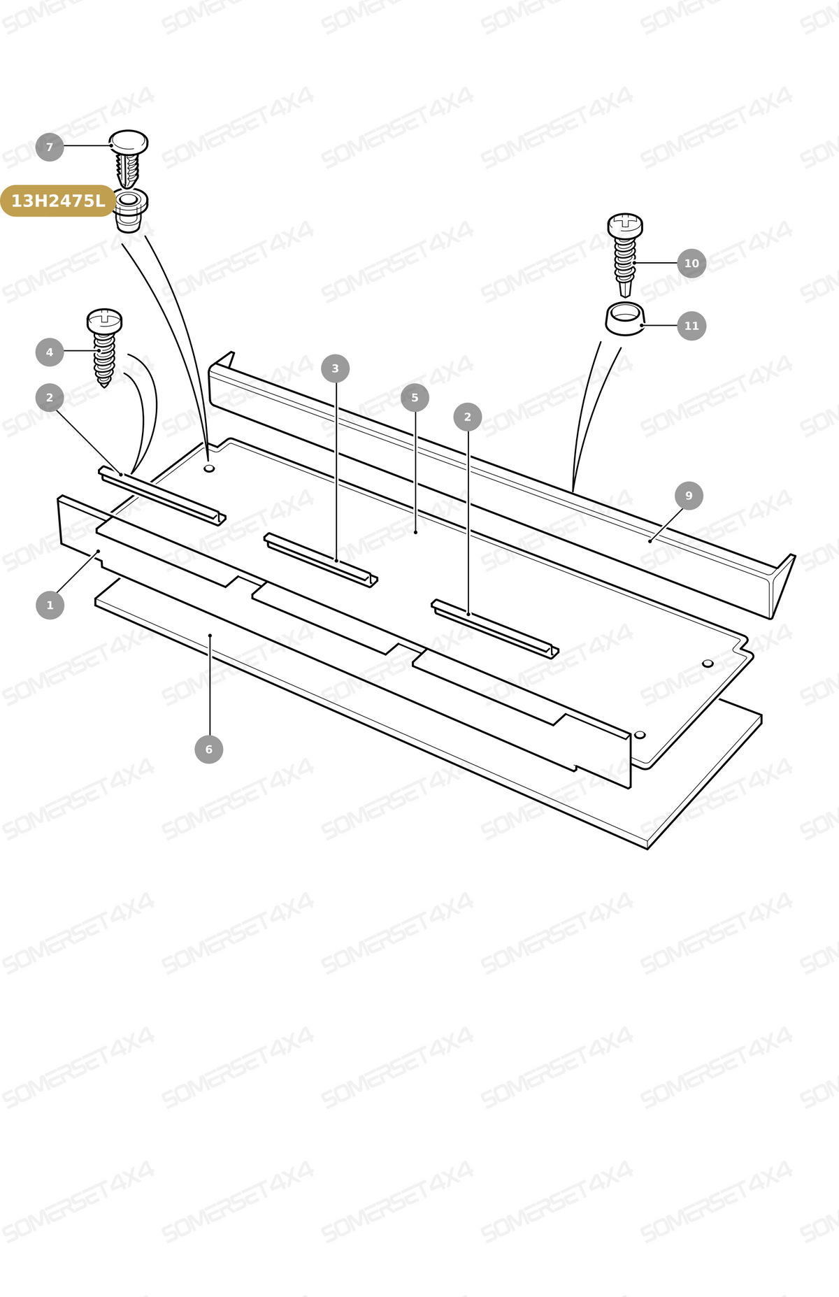13H2475L LAND ROVER - FASTENER From PR2 ALLMAKES OE