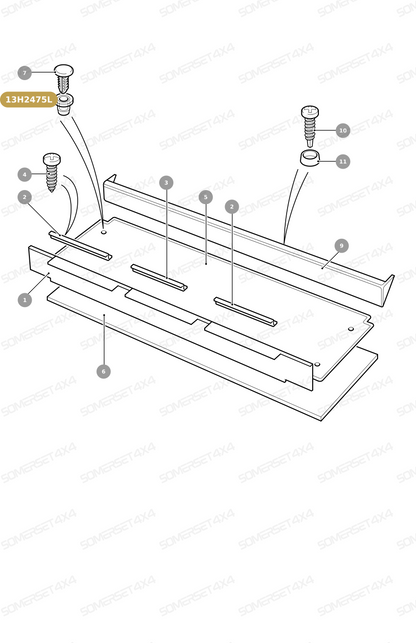 13H2475L LAND ROVER - FASTENER From PR2 ALLMAKES OE