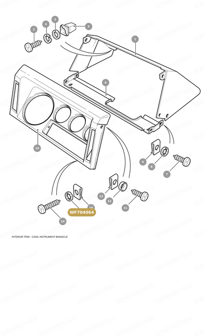 WF704064 STARLOCK - WASHER From PR2 ALLMAKES OE