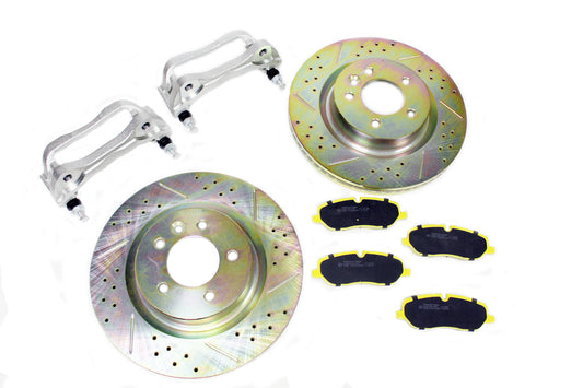TF638 LAND ROVER - TERRAFIRMA LAND ROVER - 325mm to 345mm brake upgrade with Performance pads & TF CDG discs D3/D4/RRS