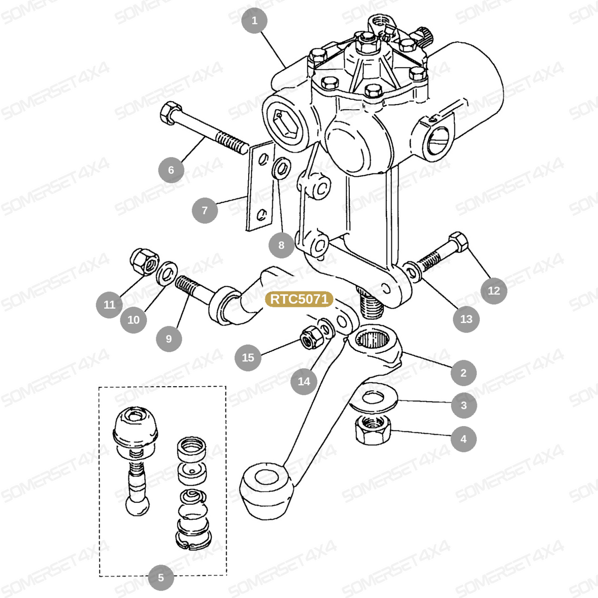 RTC5071 LAND ROVER - SEAL KIT (BASIC) - DEF From ALLMAKES