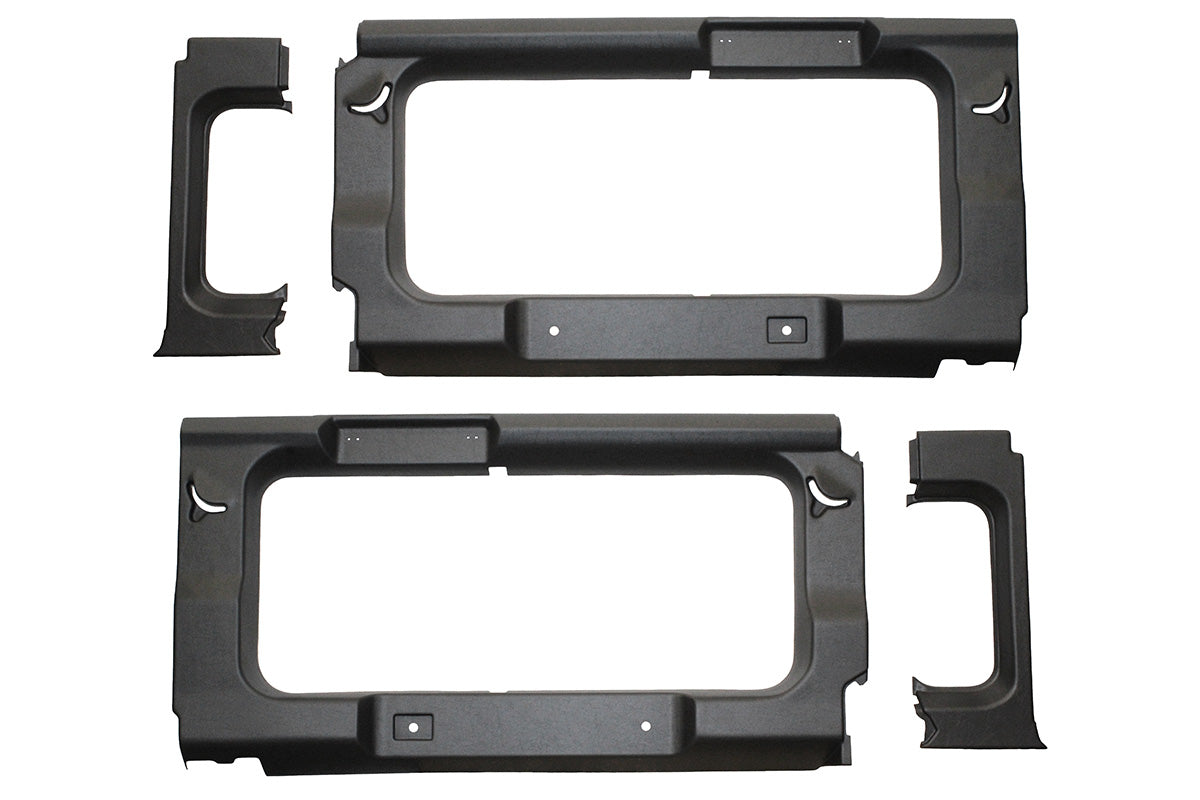 TF2751 LAND ROVER - TERRAFIRMA LAND ROVER - DEFENDER 110SW DARK GREY REAR WINDOW TRIM PANELS WITH WINDOWS