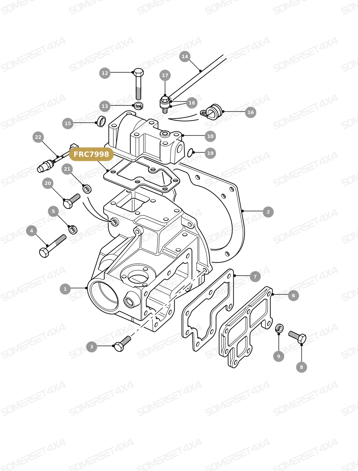 FRC7998 LAND ROVER - GASKET From ALLMAKES