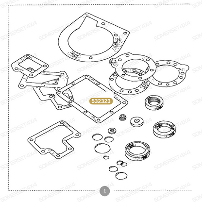 532323 LAND ROVER - O RING - DEF - D1 - RRC - ALL From PR2 ALLMAKES OE
