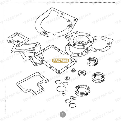 FRC7998 LAND ROVER - GASKET From ALLMAKES