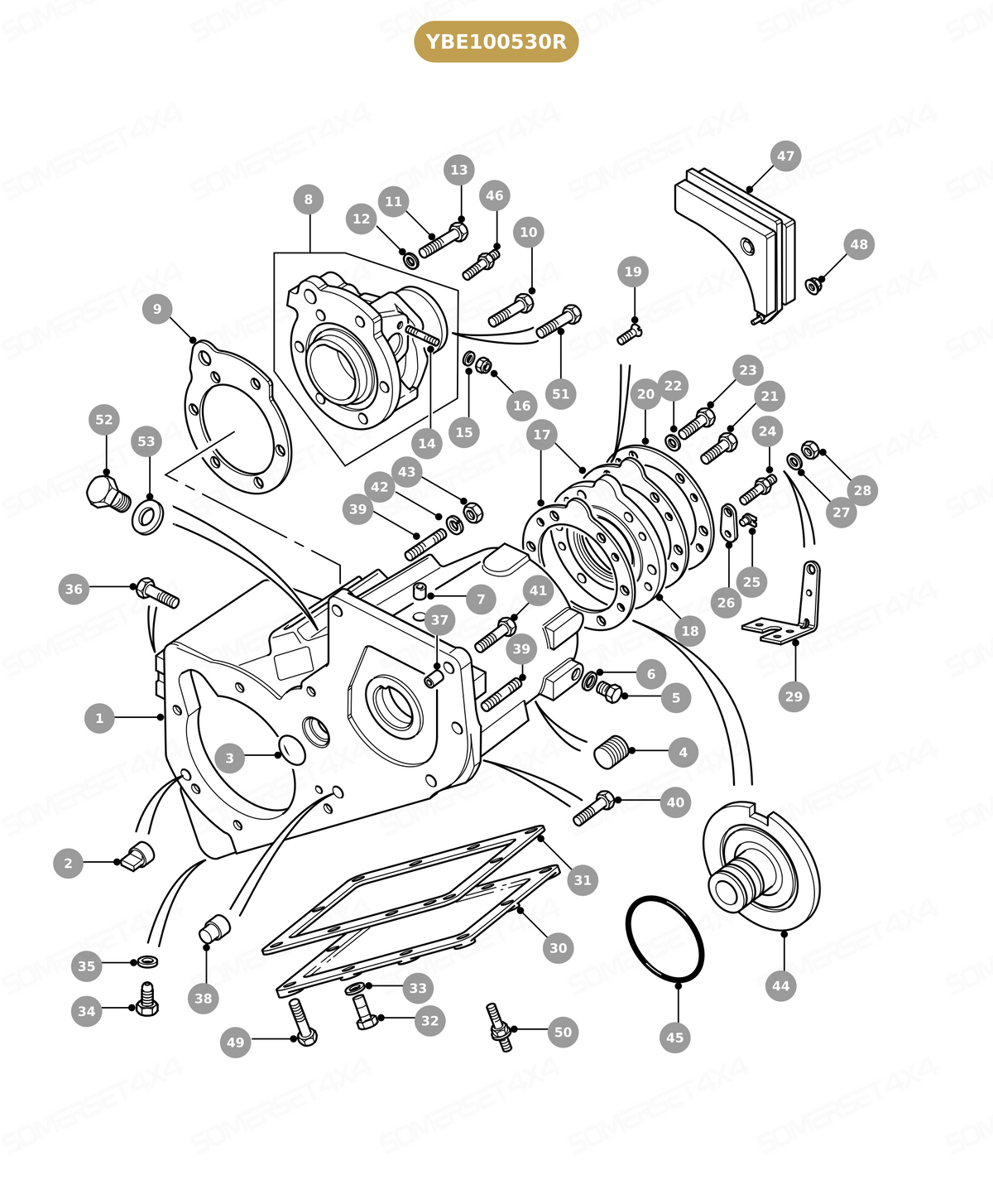 YBE100530R LAND ROVER - TRANSDUCER SPEED From ALLMAKES