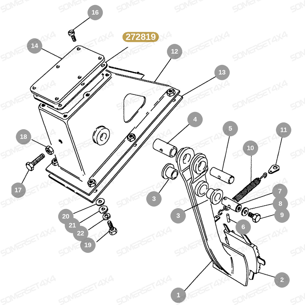 272819 LAND ROVER - GASKET From PR2 ALLMAKES OE