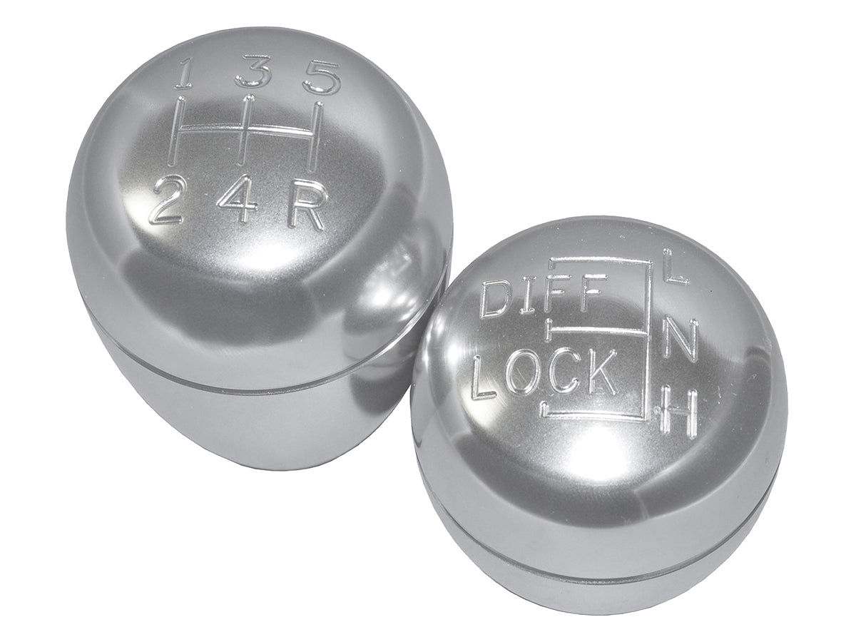 TF929 LAND ROVER - TF ALLOY GEAR & TRANSFER BOX KNOBS - R380 GEARBOX 94 - 07 - DEF 83-06 LAND ROVER TERRAFIRMA