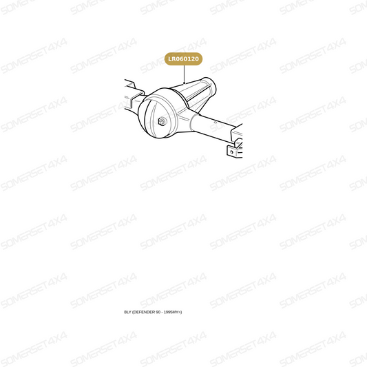 LR060120 LAND ROVER - AXLE - FRONT From ALLMAKES