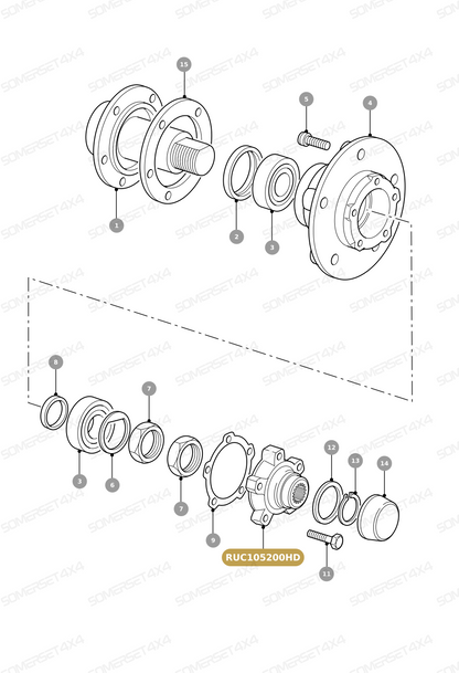 RUC105200HD LAND ROVER - DRIVE MEMBER - HEAVY DUTY From ALLMAKES