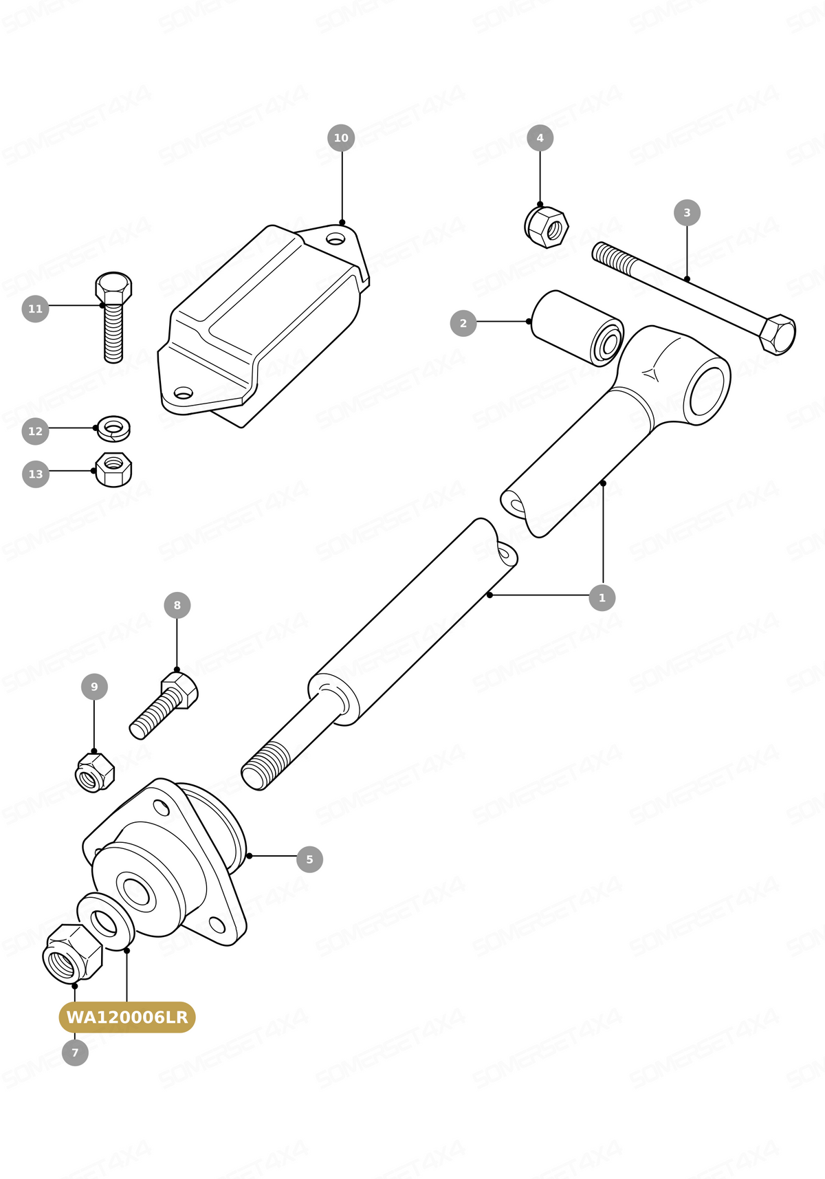 WA120006LR GENUINE LAND ROVER - RESTRICTOR
