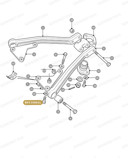 BX110091L LAND ROVER - BOLT From ALLMAKES