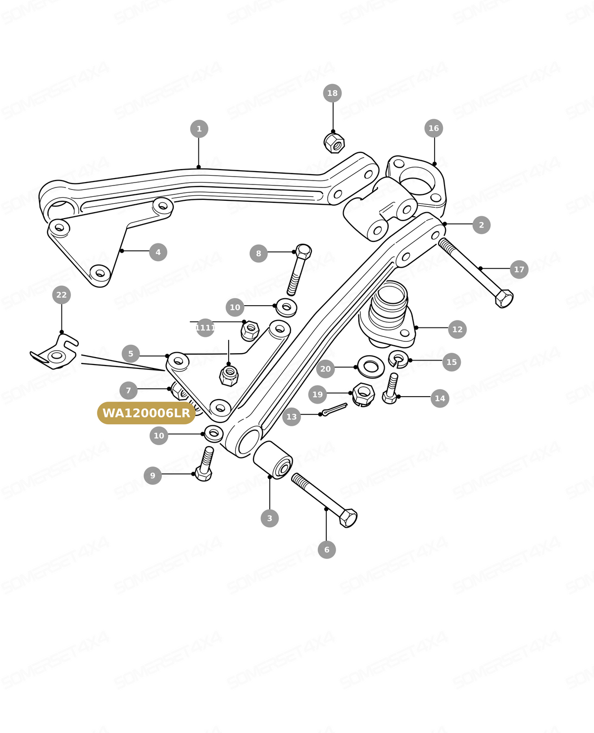 WA120006LR GENUINE LAND ROVER - RESTRICTOR