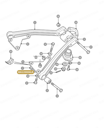 WA120006LR GENUINE LAND ROVER - RESTRICTOR