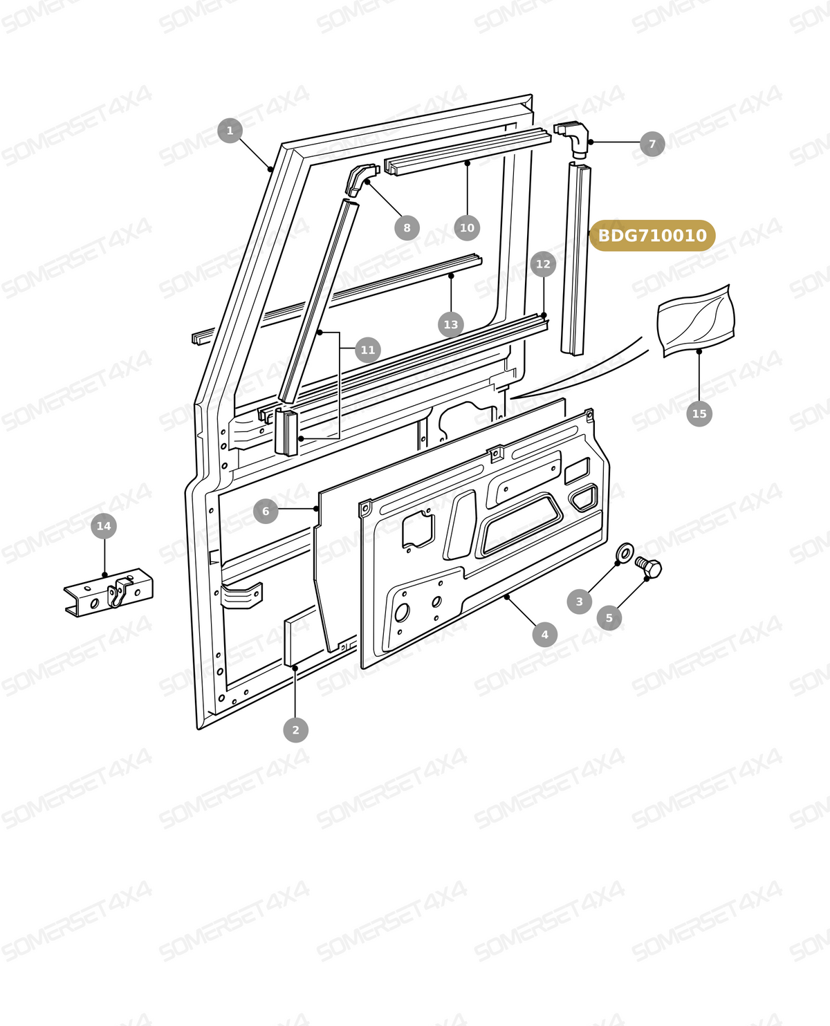 BDG710010 LAND ROVER - FILLER From PR2 ALLMAKES OE