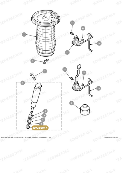 NV210047 LAND ROVER - NUT - HEX. - ALL From PR2 ALLMAKES
