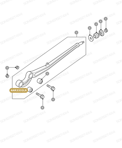 ANR3332G LAND ROVER - RADIUS ARM BUSH From PR2 ALLMAKES OE