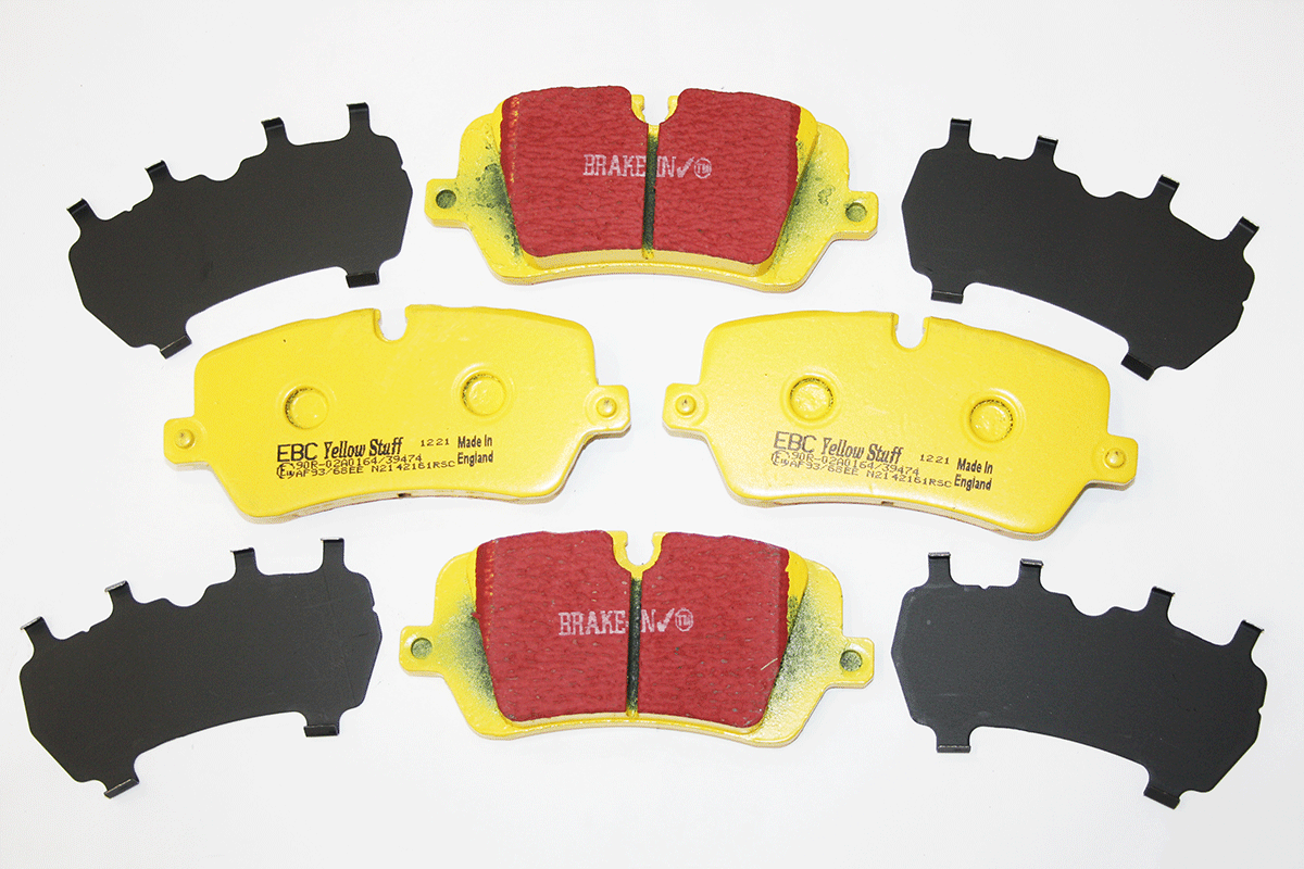 GA42161R REAR PADS (YELLOWSTUFF)