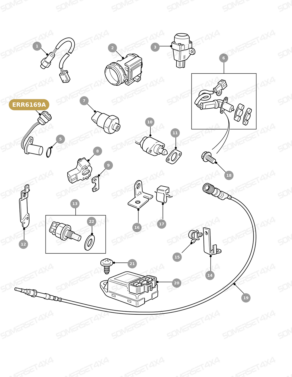 ERR6169A LAND ROVER - SENSOR - CAMSHAFT POSITION From AUTOTEC