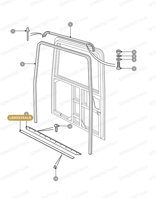 LR055354LR GENUINE LAND ROVER - SEAL