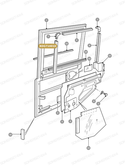 BDG710010 LAND ROVER - FILLER From PR2 ALLMAKES OE