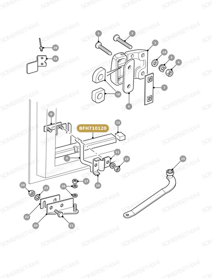 BFH710120 LAND ROVER - BRACKET From ALLMAKES