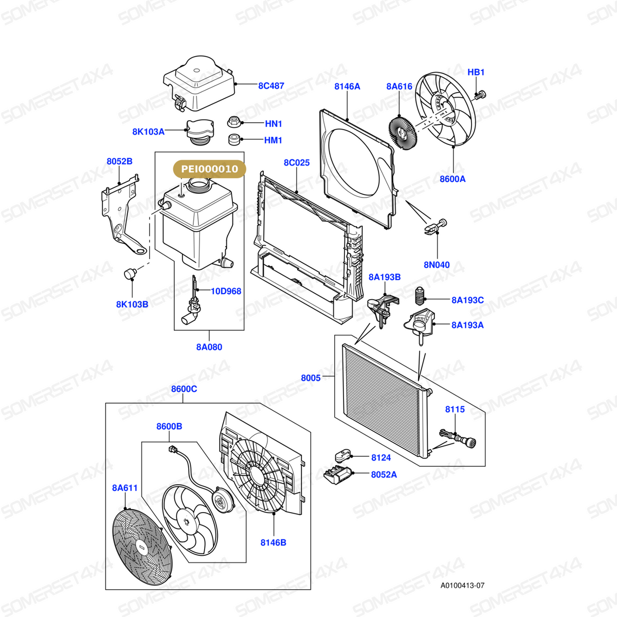 PEI000010 LAND ROVER - SCREW-BLEED From ALLMAKES