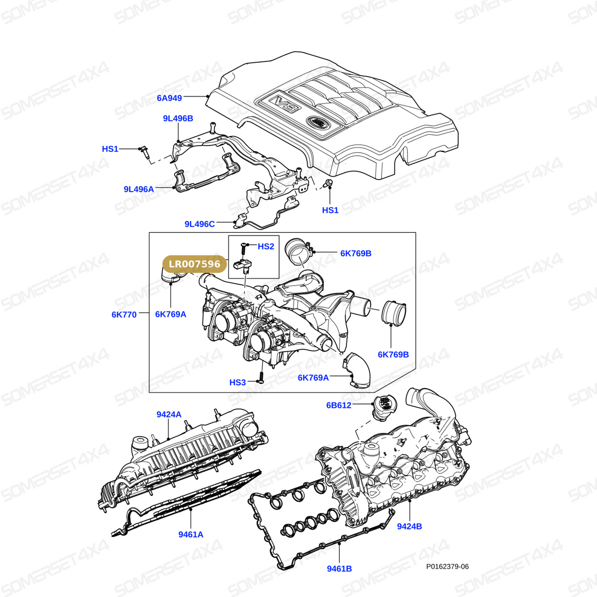 LR007596 LAND ROVER - SENSOR ASSY From ALLMAKES