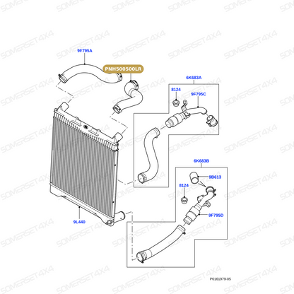 PNH500500LR GENUINE LAND ROVER - HOSE