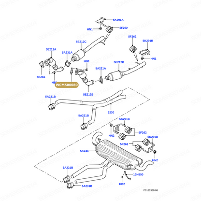 WCM500080 GASKET From ALLMAKES