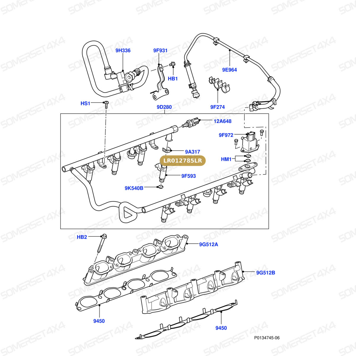 LR012785LR GENUINE LAND ROVER - SEAL