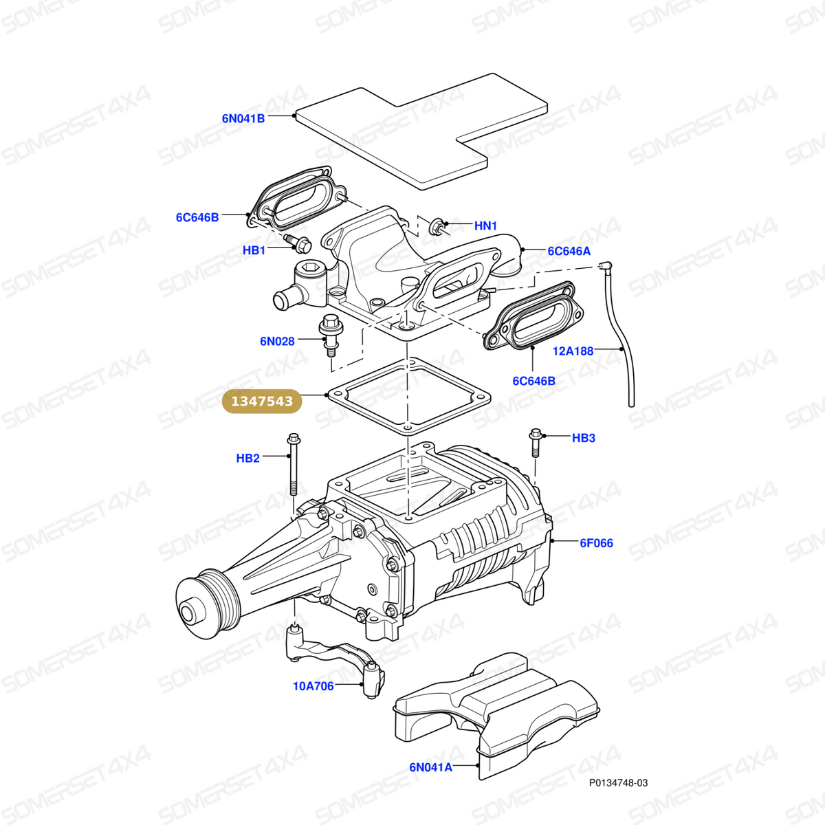 1347543 LAND ROVER - SEAL From ALLMAKES