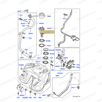 WGC500150LR GENUINE LAND ROVER - FUEL SENDER UNIT