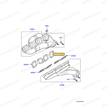 LKG000110 LAND ROVER - GASKET - RR L322 - 4.4 V8 BMW PETROL From PR2 ALLMAKES OE