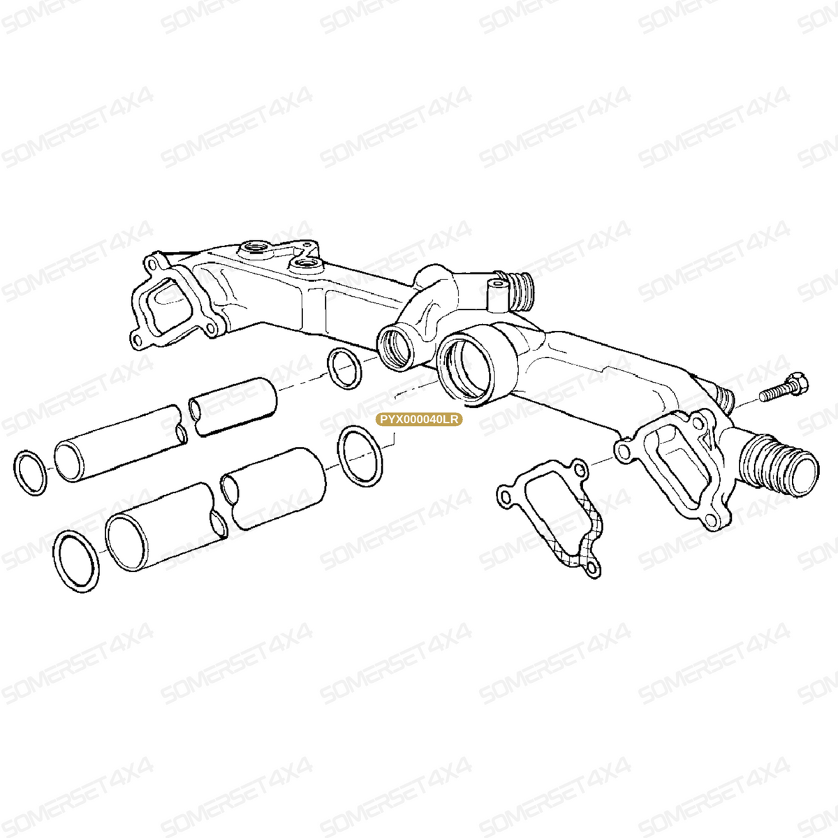 PYX000040LR GENUINE LAND ROVER - O-RING