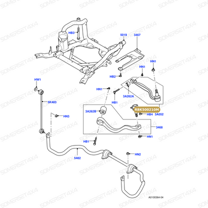 RBK500210M LAND ROVER - JOINT ASSY - BALL From MEYLE