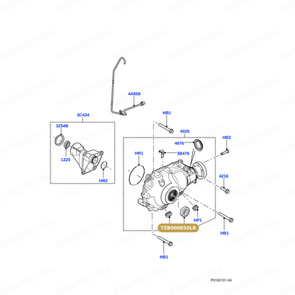 TZB000050LR GENUINE LAND ROVER - SEAL