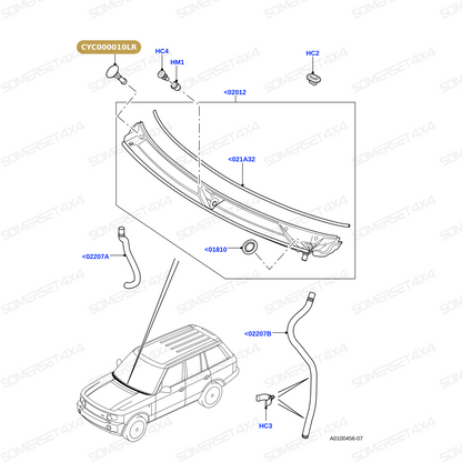 CYC000010LR GENUINE LAND ROVER - CLIP
