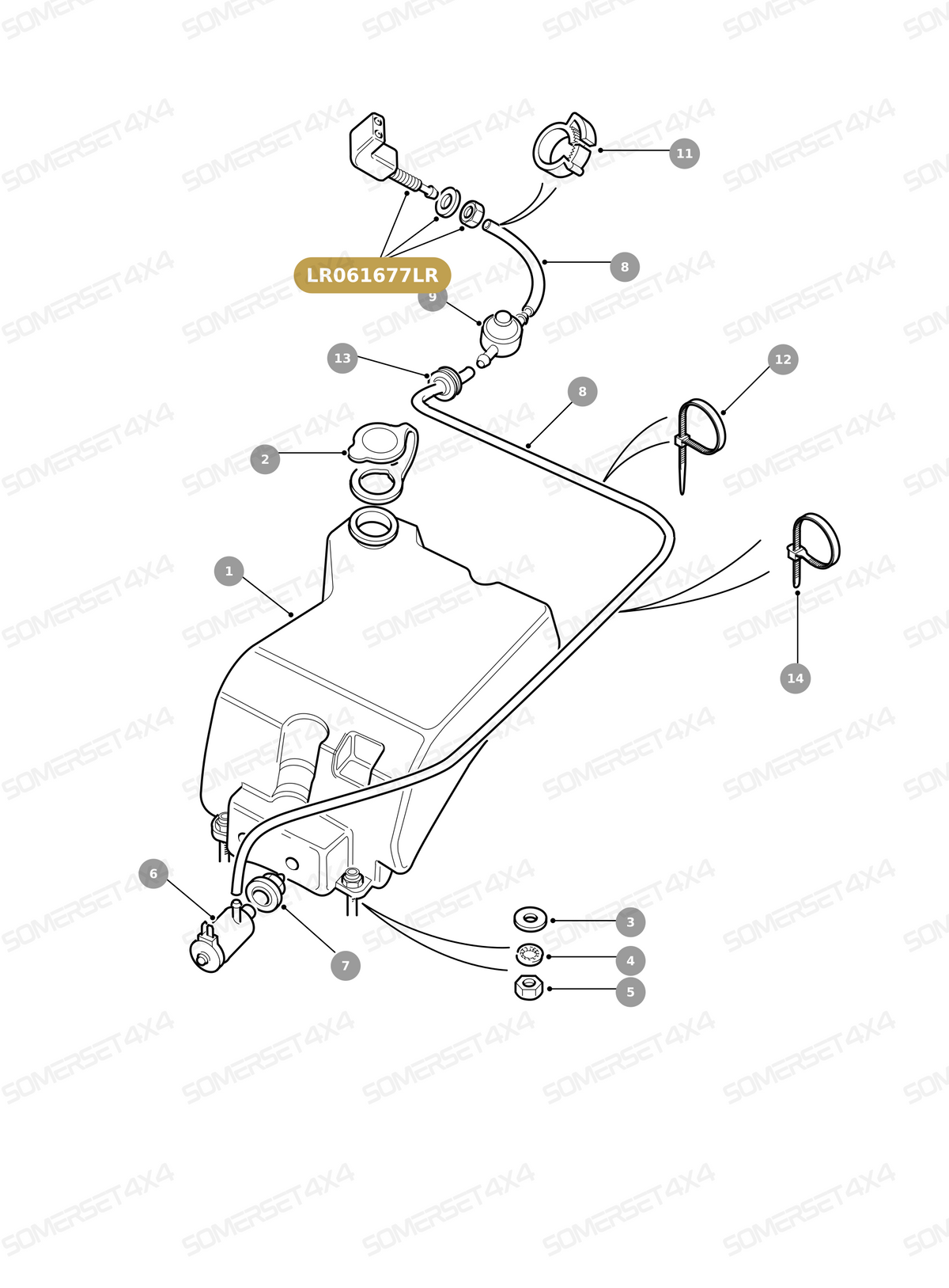 LR061677LR GENUINE LAND ROVER - JET