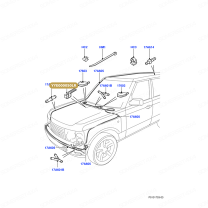 YYE000050LR GENUINE LAND ROVER - CLIP