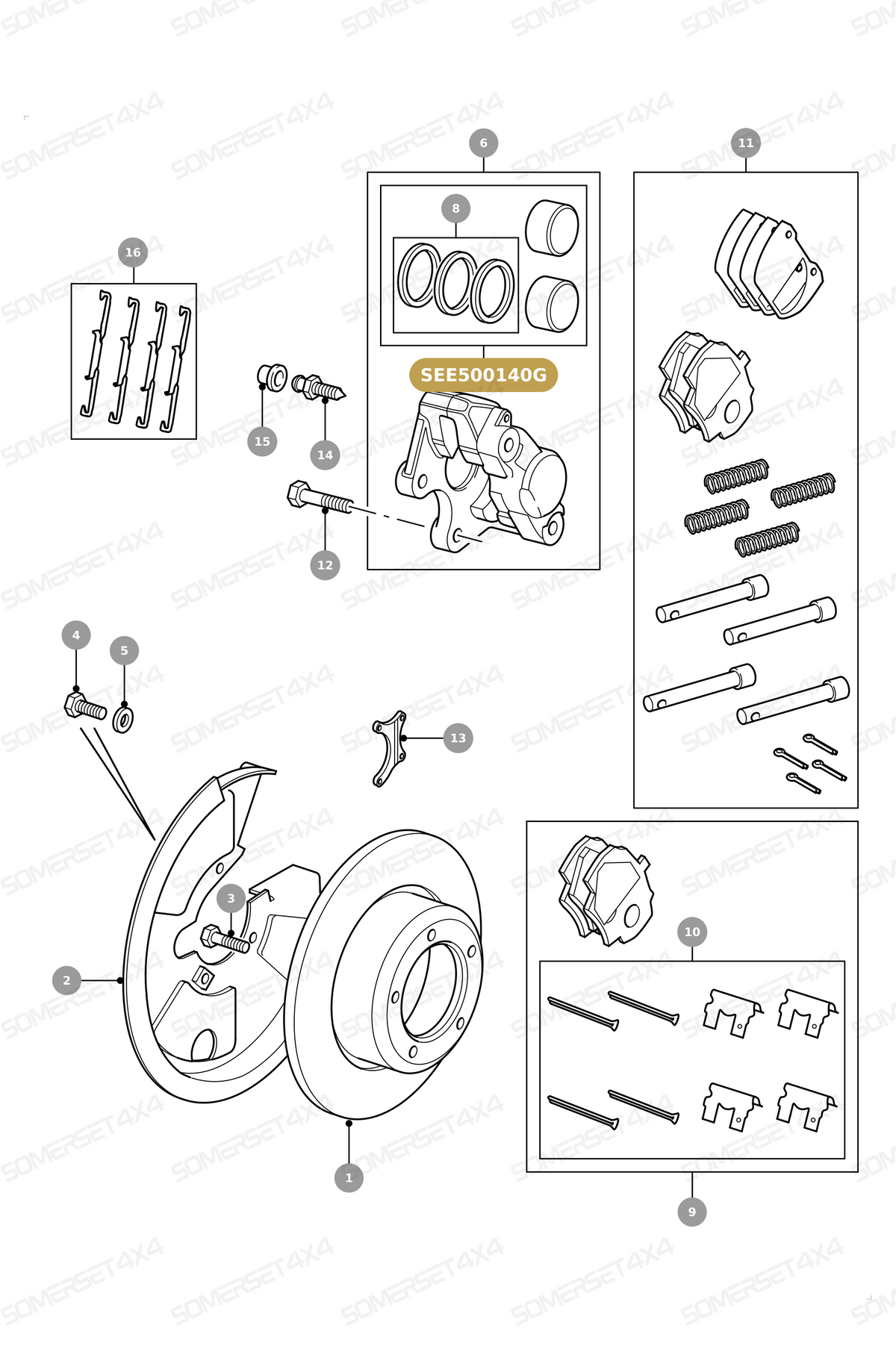 SEE500140G LAND ROVER - PISTON From AP DRIVELINE